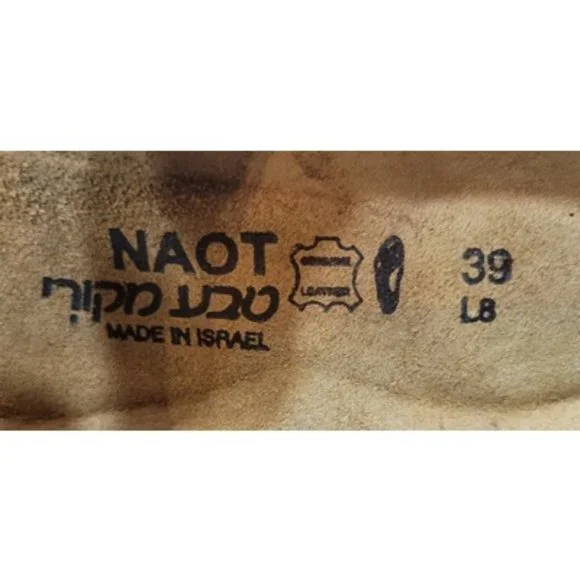 NAOT Juliette Women's Size EU 39 Beige/Beige Leather Strappy Sandals - Picture 12 of 12